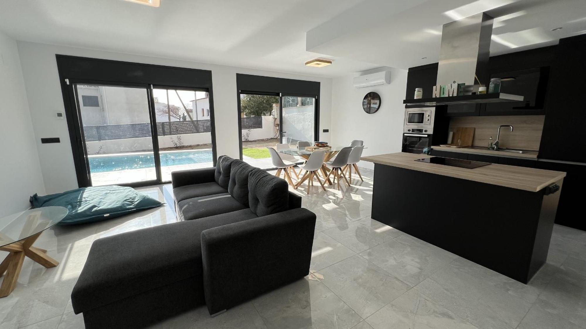 Casa Moderna Roses Con Piscina Y Jardin Mas Bosca, Av-67 Palau Saverdera Exterior foto